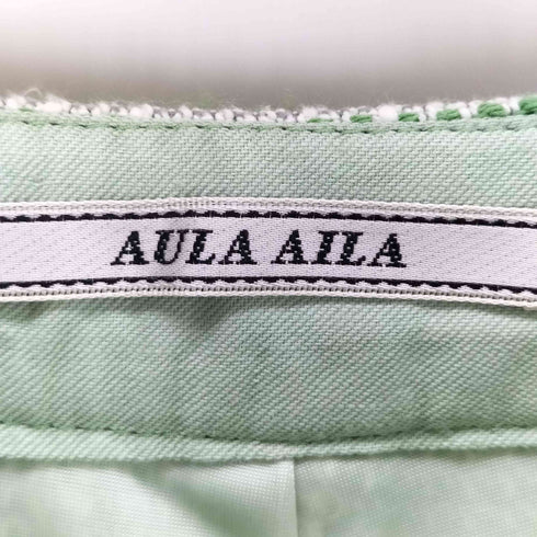 アウラアイラ AULA AILA ワッフルツイードショートパンツ レディース  1